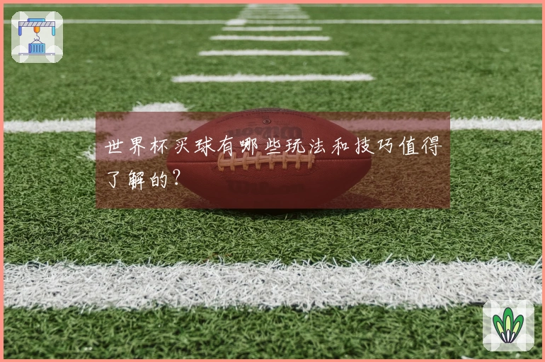 世界杯买球有哪些玩法和技巧值得了解的？