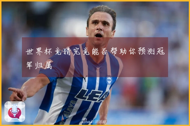 世界杯竞猜究竟能否帮助你预测冠军归属